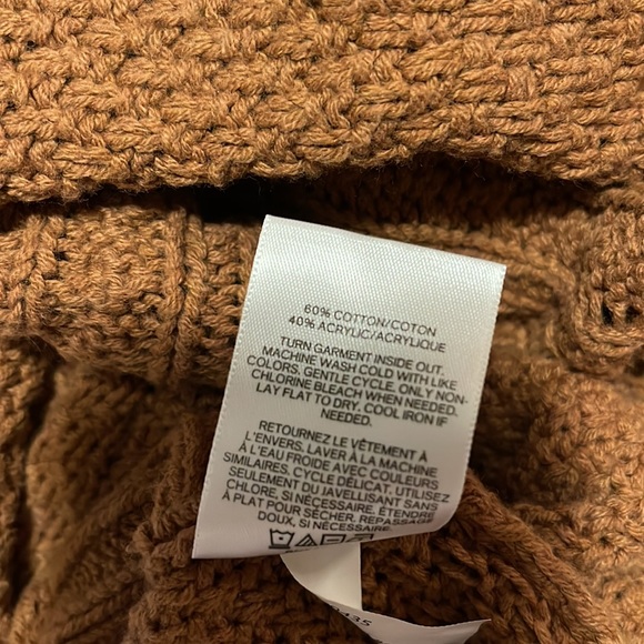 Express Rust Turtle Neck Sweater - Picture 5 of 5